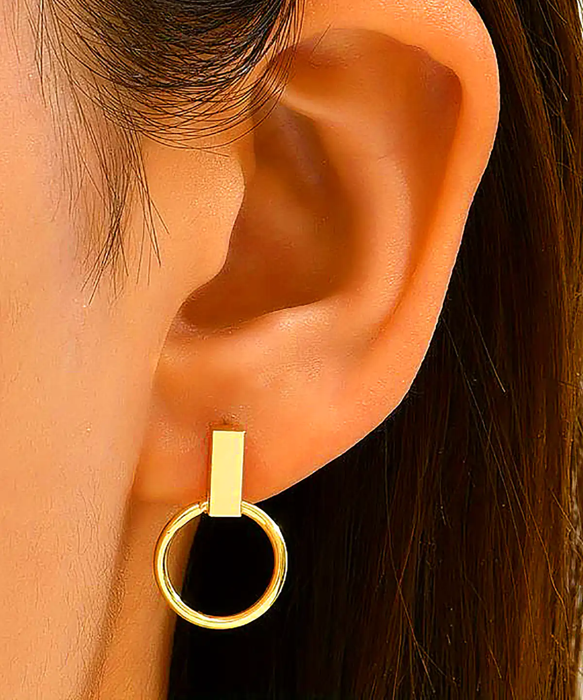 گوشواره حلقه ای مدرن
