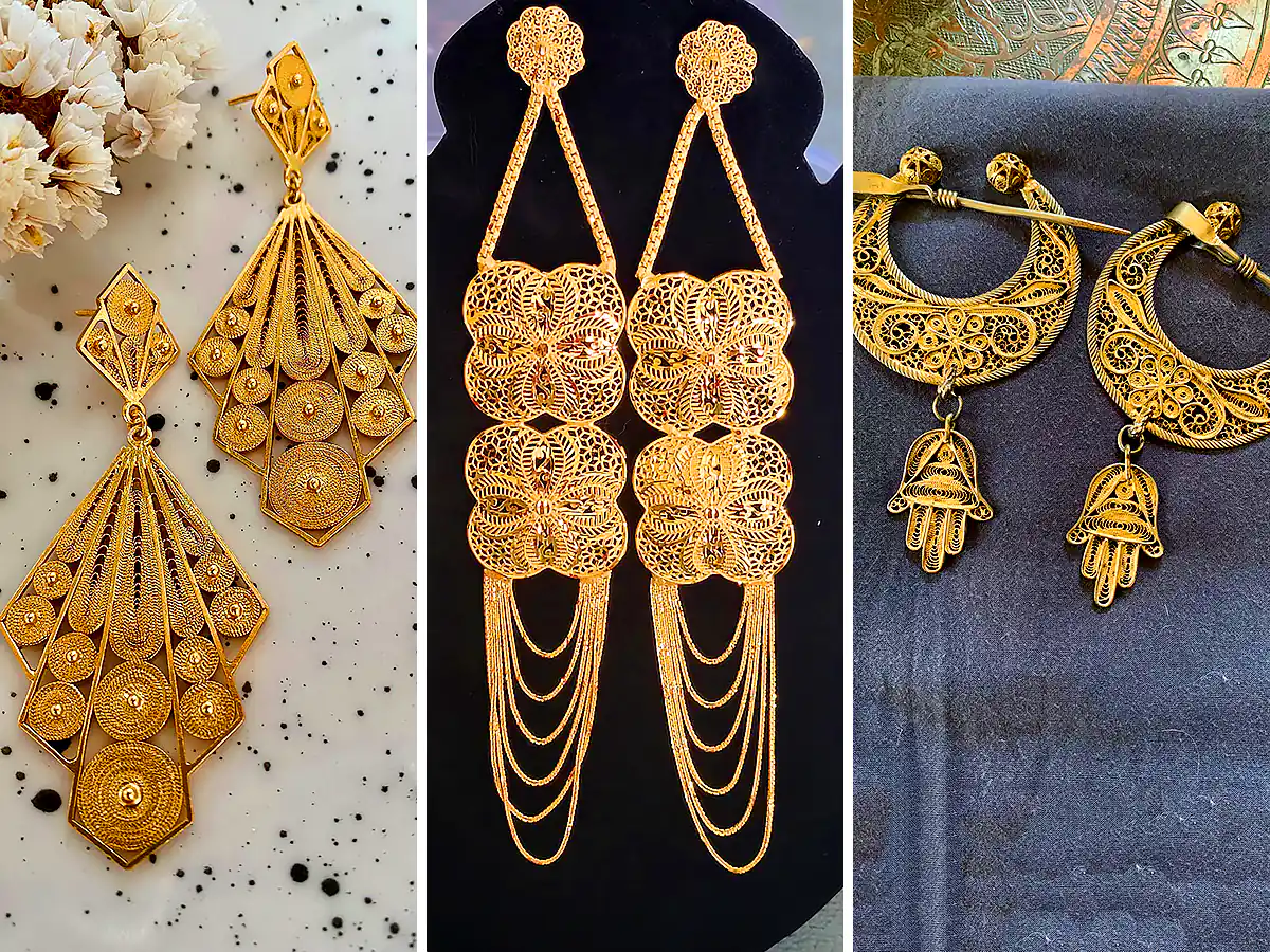 گوشواره کلاسیک سلطنتی