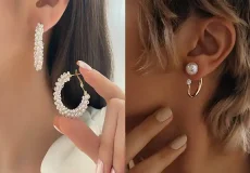 گوشواره مرواریدی + مدلهای متفاوت گوشواره مرواریدی با ظرافت خاص زنانه