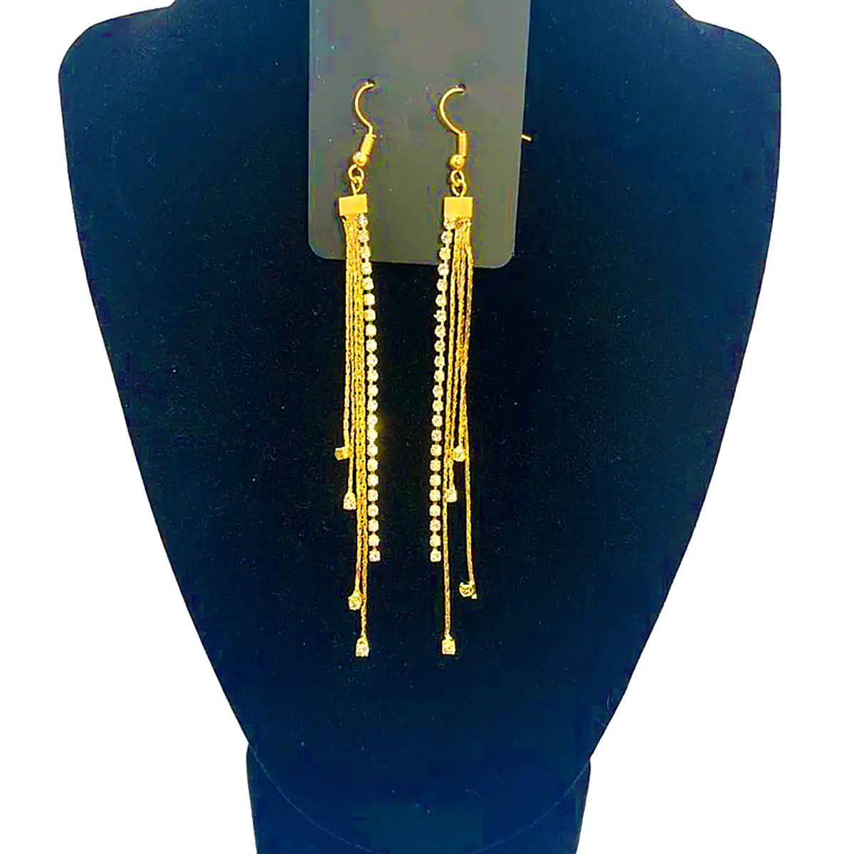 گوشواره شرابه ای طلا