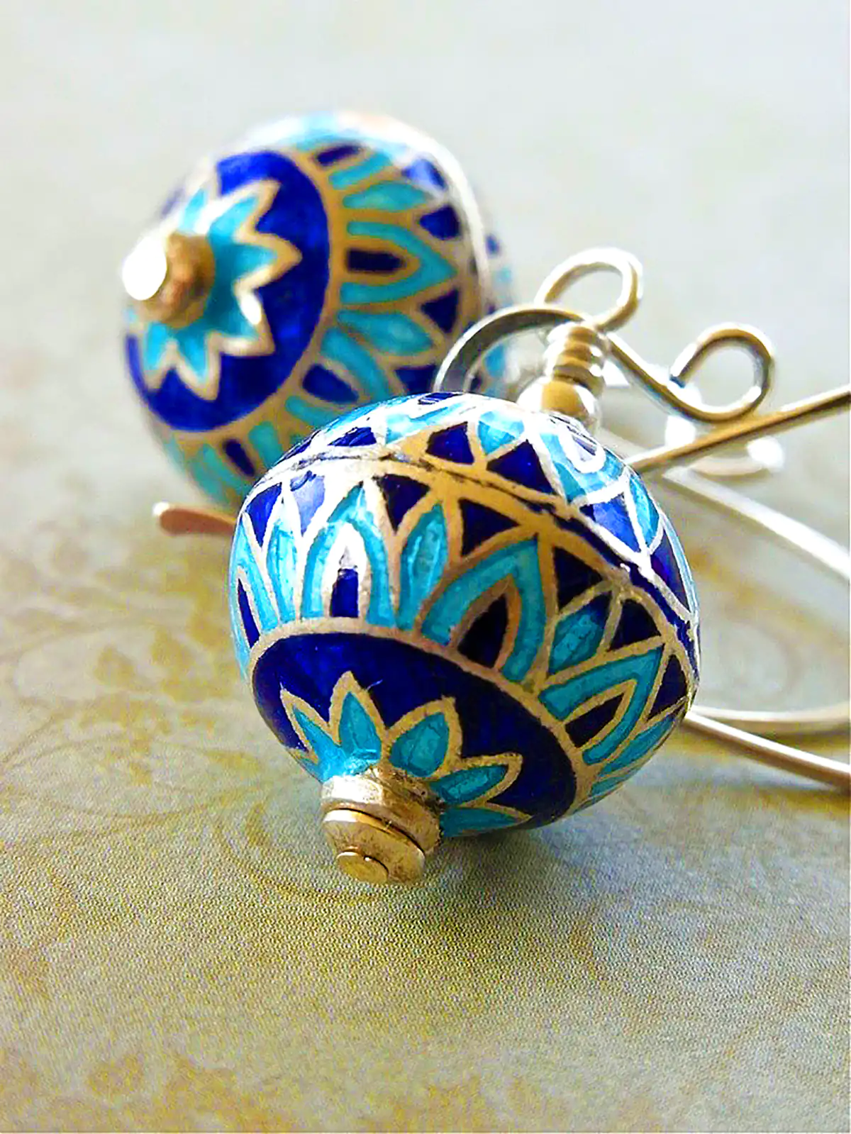 گوشواره سنتی فیروزه
