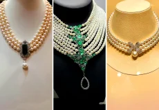 گردنبند رشته‌ای مرواریدی