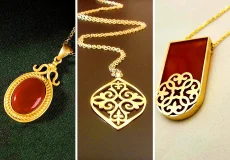 گردنبند سنگ عقیق