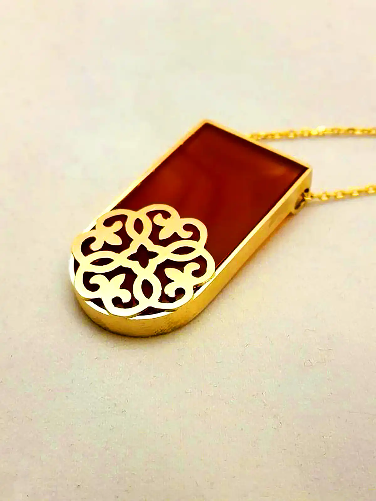 گردنبند سنگ عقیق
