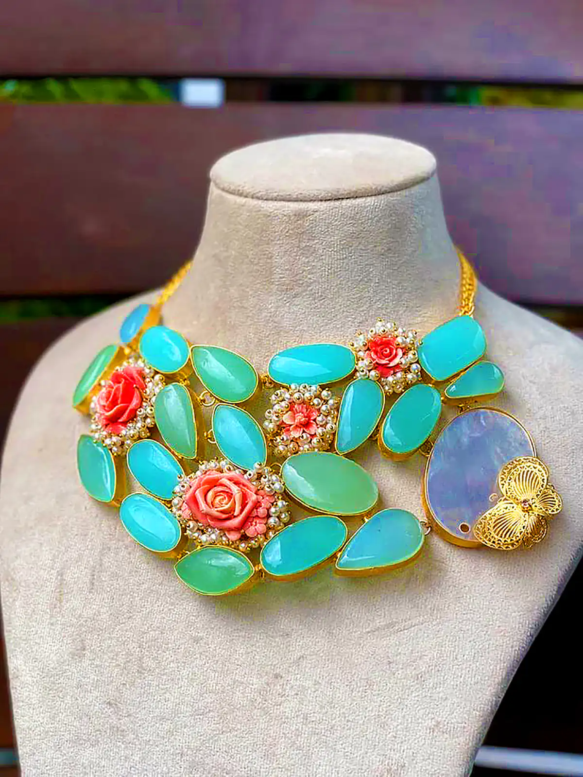 گردنبند سنگ اصل مصری