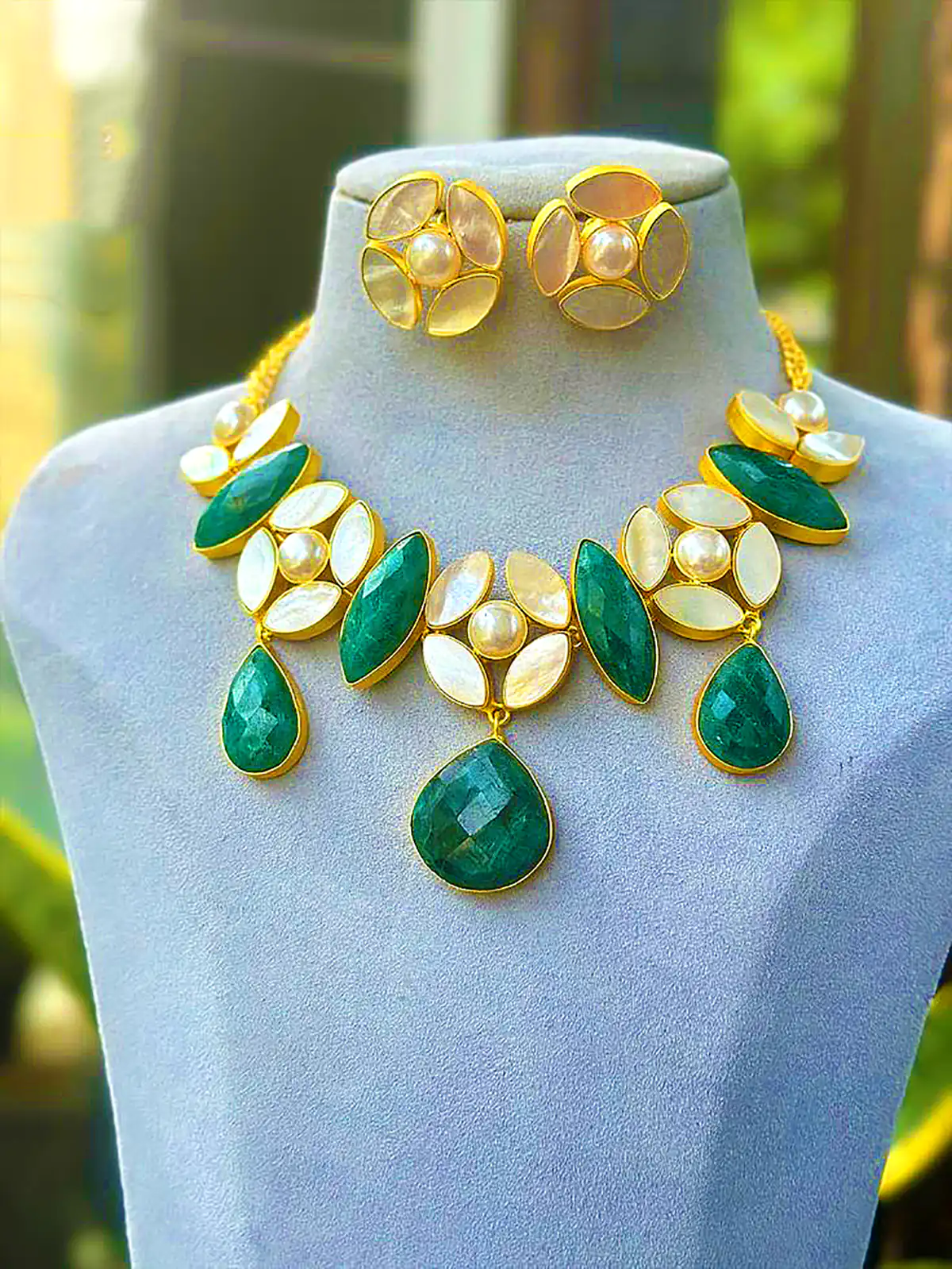 گردنبند سنگ اصل مصری