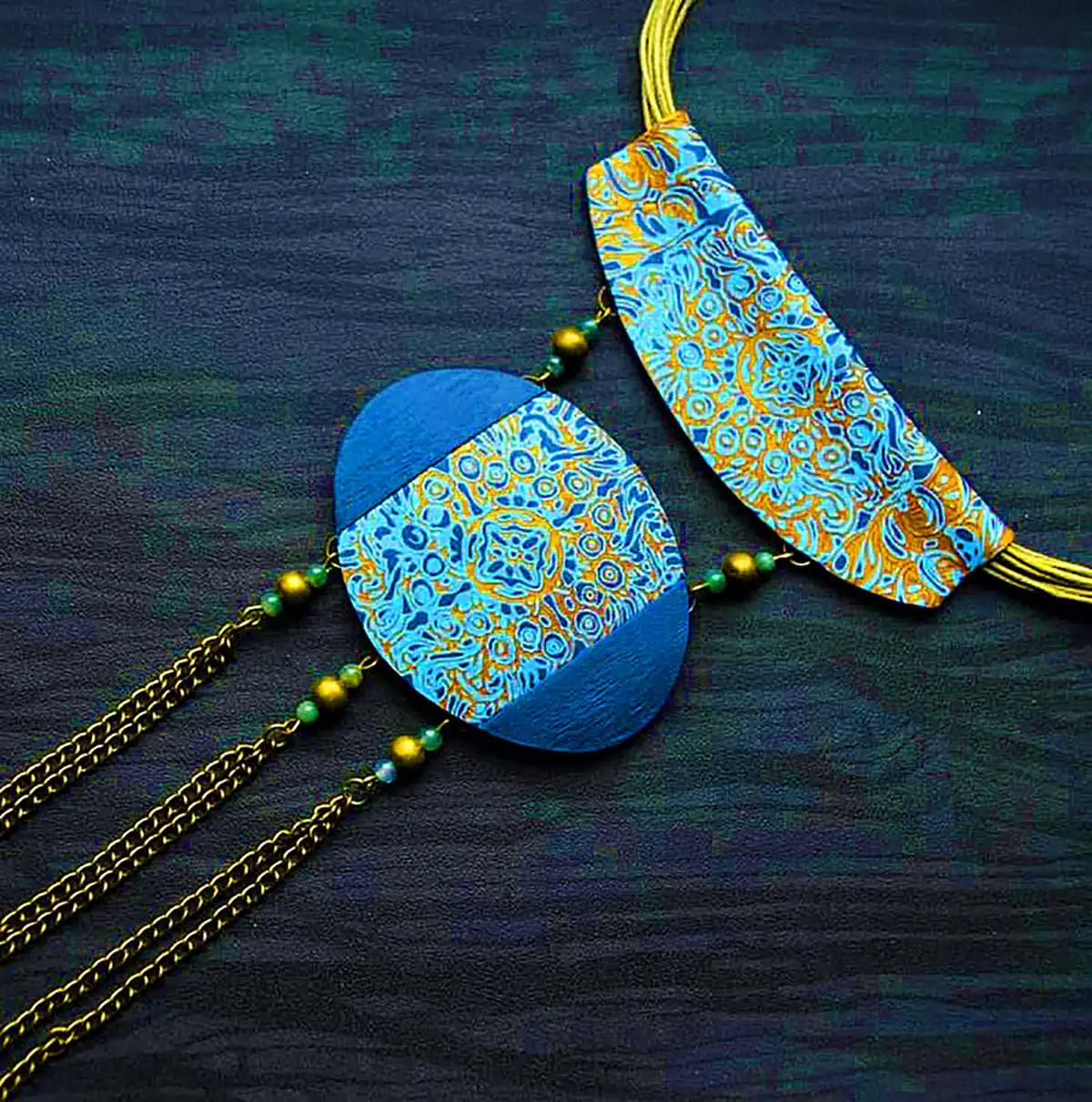 گردنبند سنگی ساحلی
