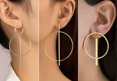 گوشواره حلقه ای مدرن شیک