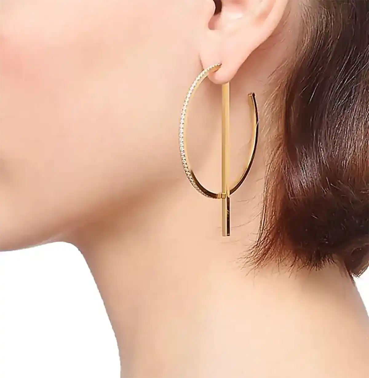 گوشواره حلقه ای مدرن شیک