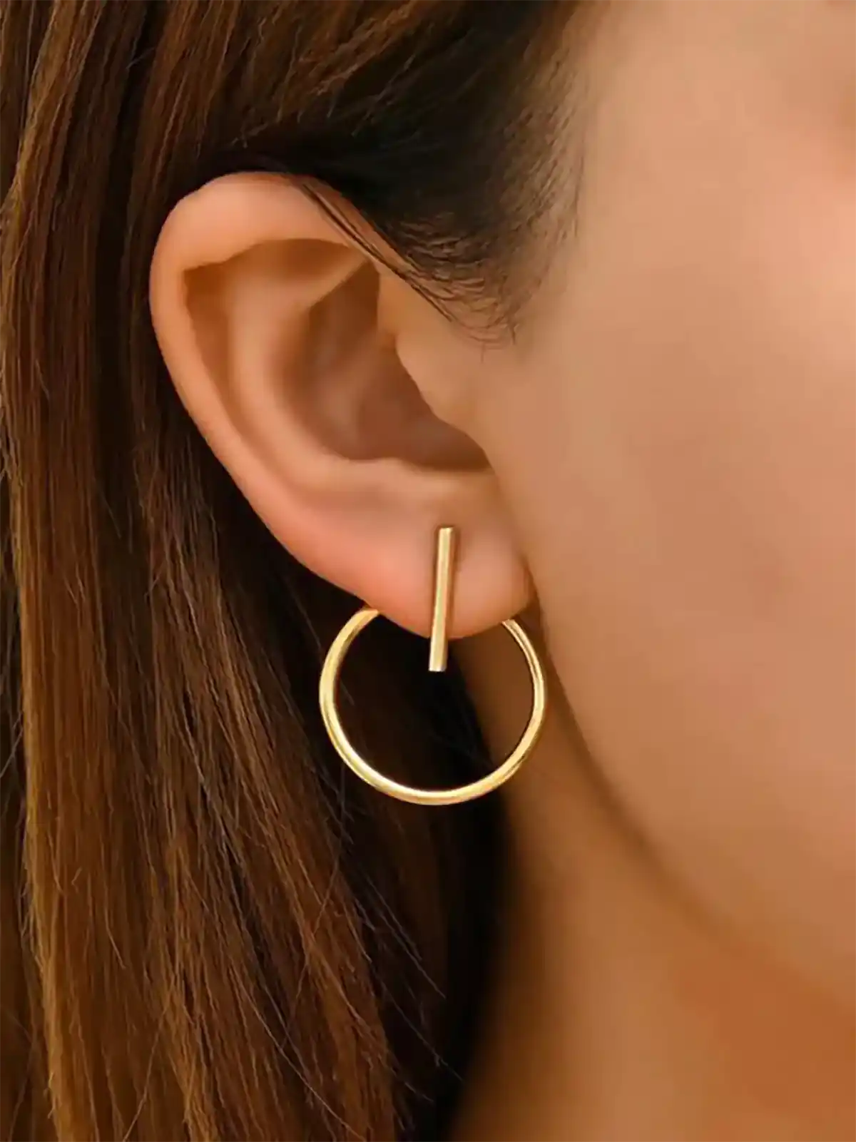 گوشواره حلقه ای مدرن شیک
