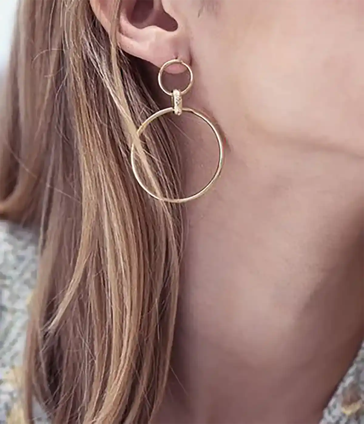 گوشواره حلقه ای مدرن شیک
