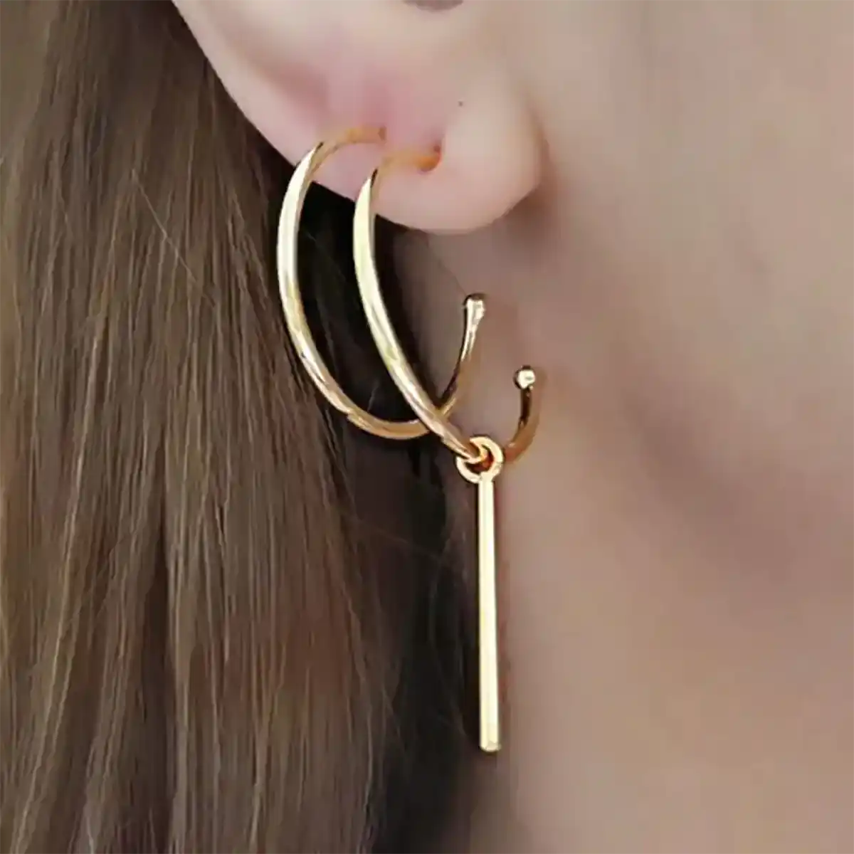 گوشواره حلقه ای مدرن شیک