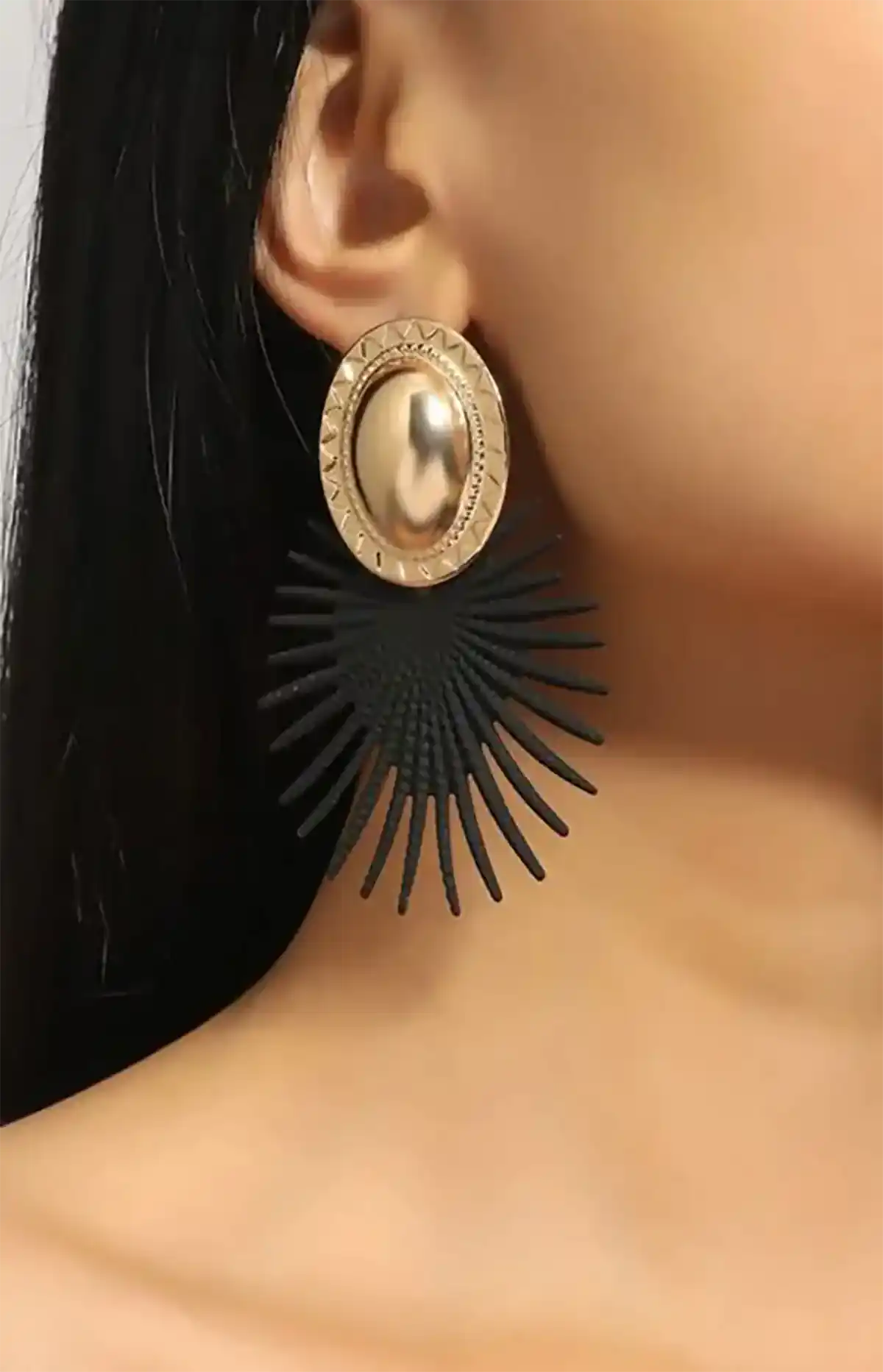 گوشواره طلا سبک بوهو شیک