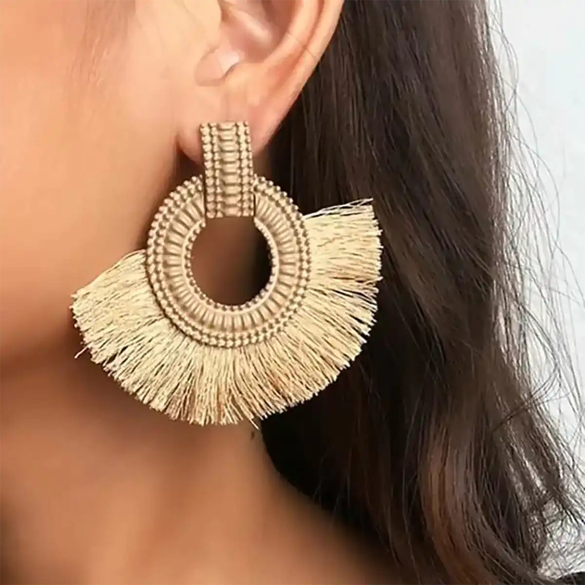 گوشواره طلا سبک بوهو شیک