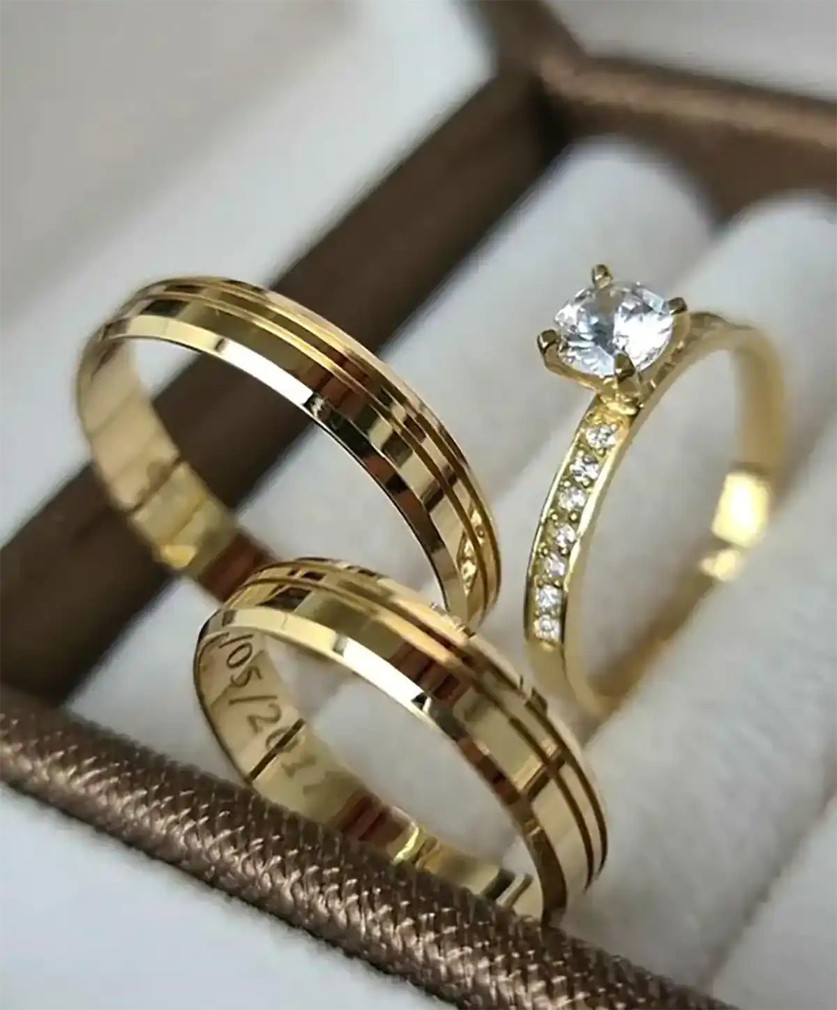 حلقه طلا ازدواج لوکس