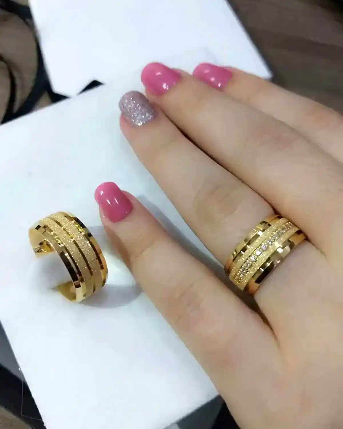 حلقه عقد اسپرت طلا