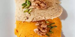 طرز تهیه حلوای کفگیری به روش مجلسی و با طعمی بی نظیر