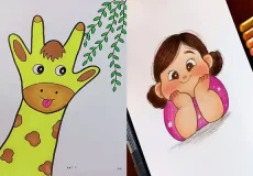 ایده نقاشی کودکانه + ایده نقاشی کودکانه برای تقویت بیشتر خلاقیت کودکان