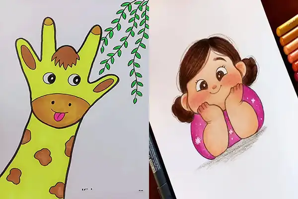 ایده نقاشی کودکانه + ایده نقاشی کودکانه برای تقویت بیشتر خلاقیت کودکان