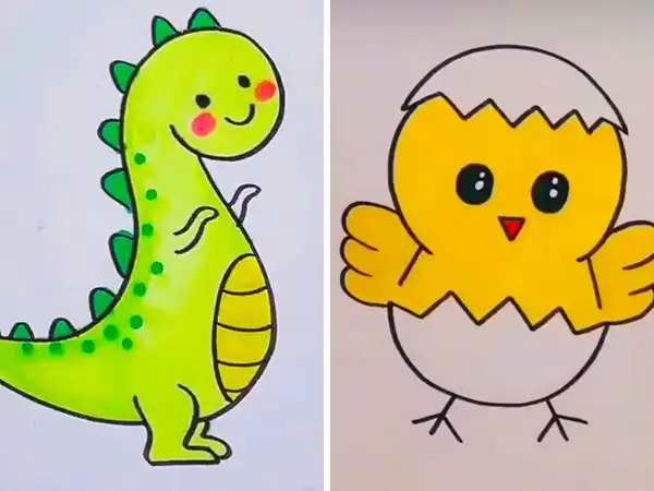 ایده نقاشی کودکانه + ایده نقاشی کودکانه برای تقویت بیشتر خلاقیت کودکان