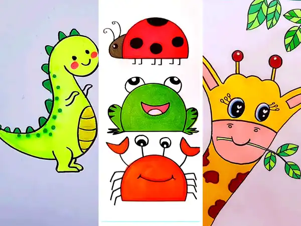 ایده نقاشی کودکانه + ایده نقاشی کودکانه برای تقویت بیشتر خلاقیت کودکان