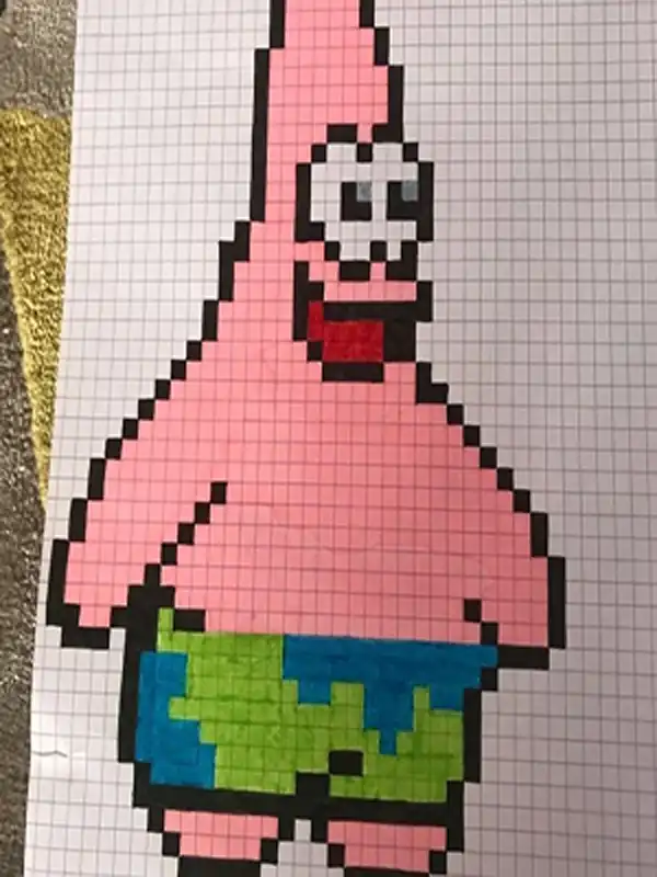 ایده نقاشی پیکسلی + ایده خفن و خلاقانه نقاشی پیکسلی ترند