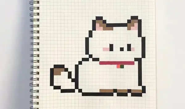 ایده نقاشی پیکسلی + ایده خفن و خلاقانه نقاشی پیکسلی ترند