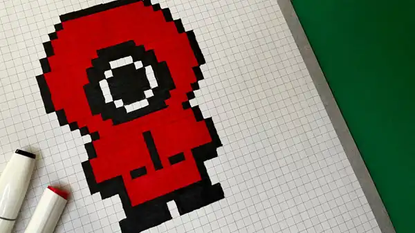 ایده نقاشی پیکسلی + ایده خفن و خلاقانه نقاشی پیکسلی ترند