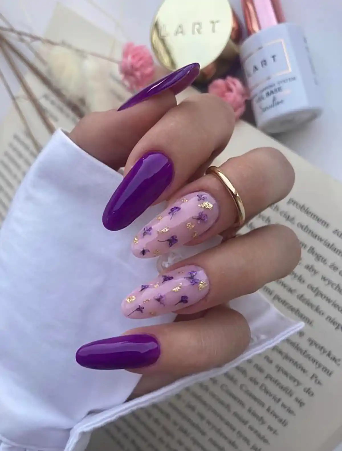 ایده ناخن جذاب یاسی