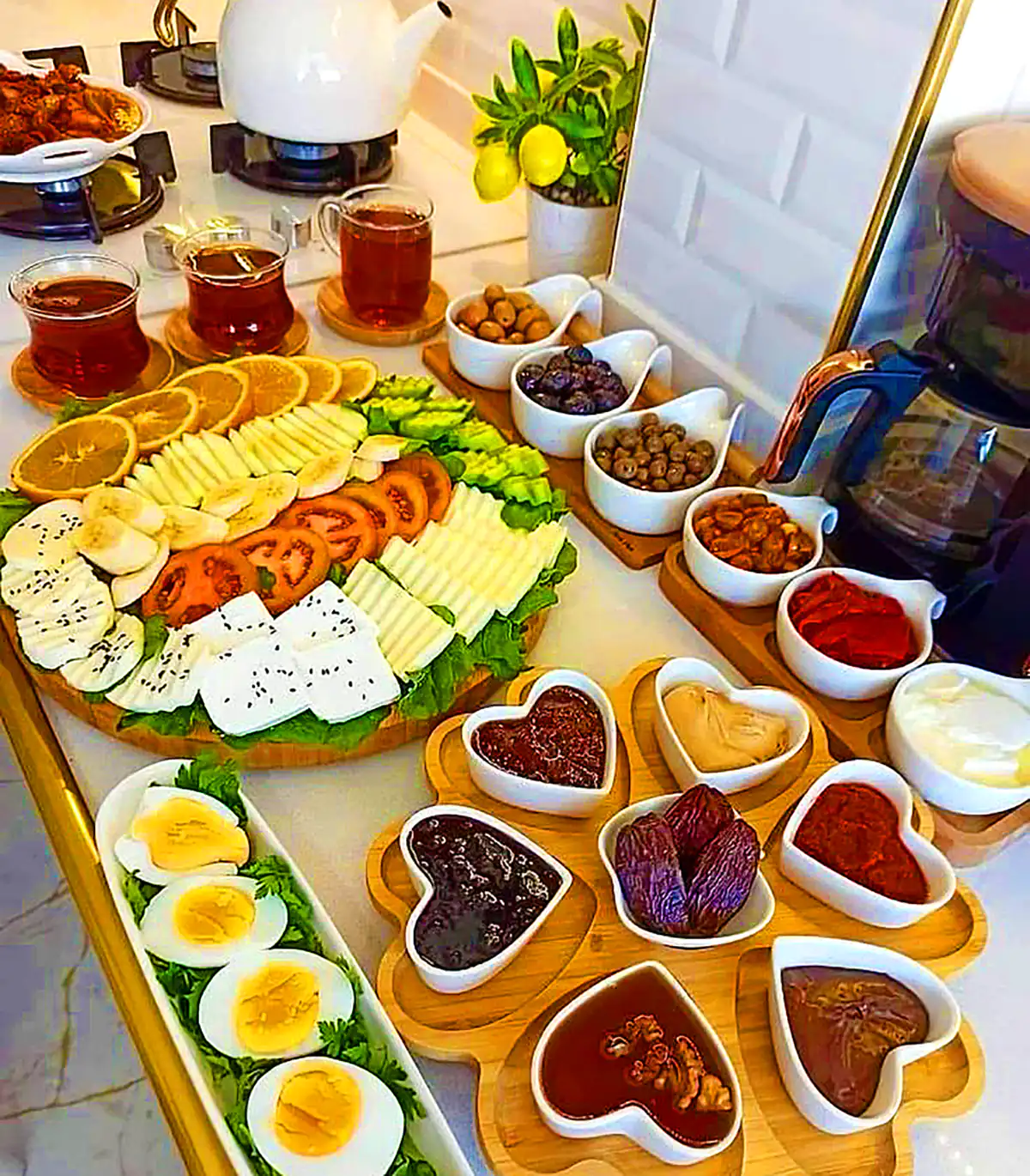ایده سرو صبحانه