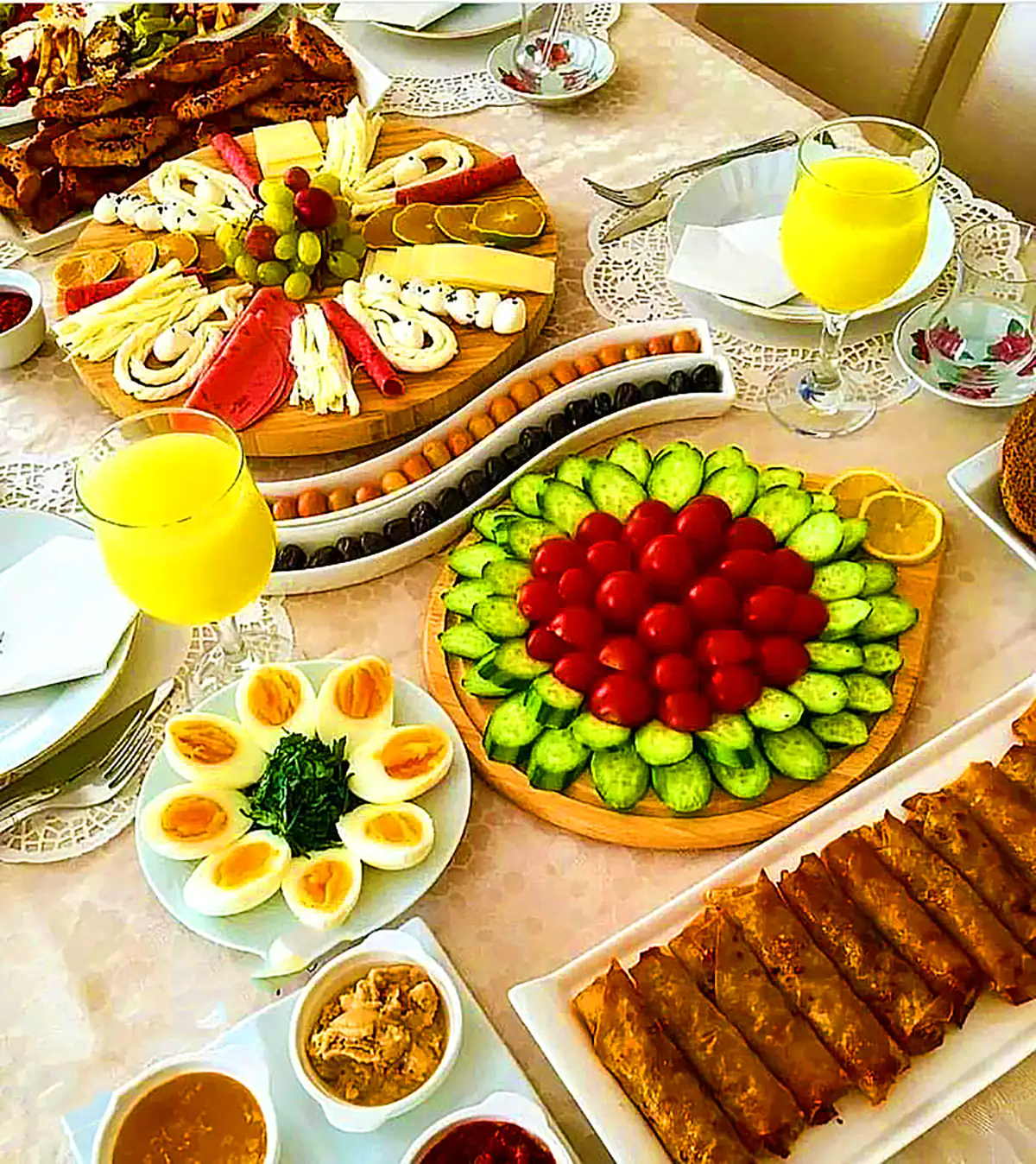 ایده سرو صبحانه