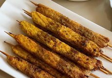 طرز تهیه کباب تابه ای دو رنگ