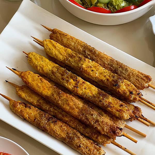 طرز تهیه کباب تابه ای دو رنگ