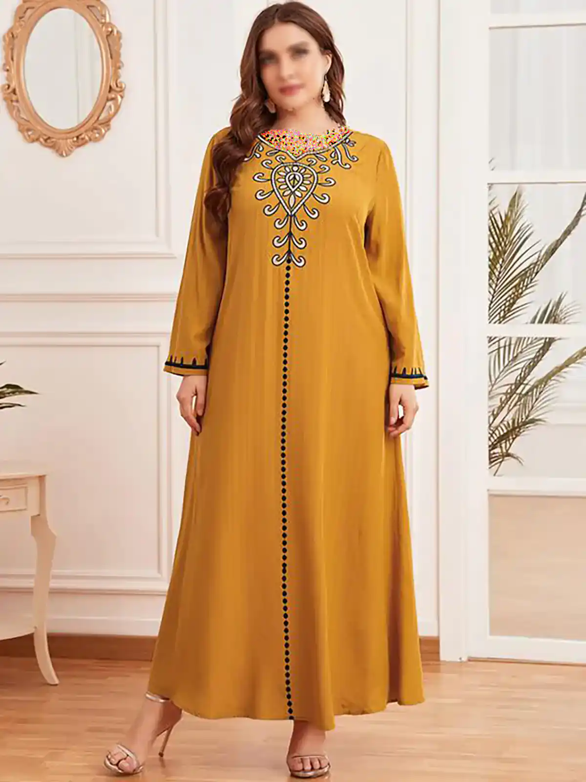 کفتان خردلی شیک زنانه