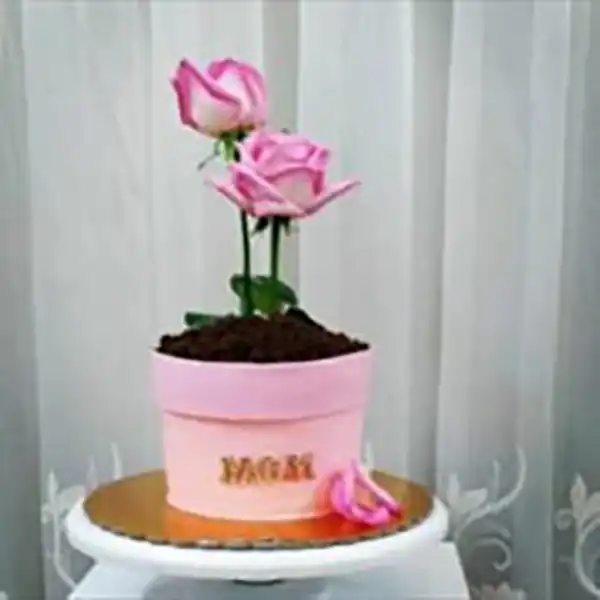 کیک مدل گلدان گل + جدید ترین کیک مدل گلدان گل سال