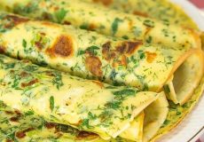 طرز تهیه کرپ سبزیجات