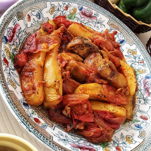 طرز تهیه خوراک کدو و بادمجان