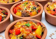 طرز تهیه خوراک کوفته و سبزیجات