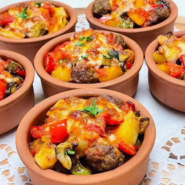 طرز تهیه خوراک کوفته و سبزیجات