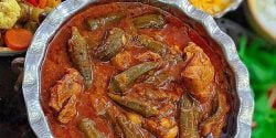 طرز تهیه خورش بامیه عربی مجلسی با طعمی بی نظیر