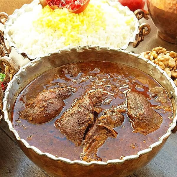 طرز تهیه خورش فسنجان با مرغ