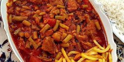 طرز تهیه خورش لوبیا سبز مخصوص رستورانی با طعم بی نظیر