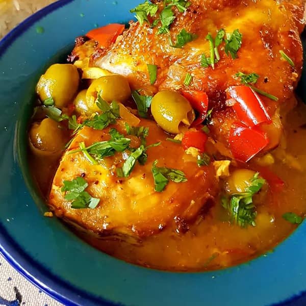 طرز تهیه خورشت مرغ و زیتون, دستور پخت خورشت مرغ و زیتون