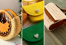 کیف بافتنی لاکچری