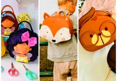 کیف چرم فانتزی بچگانه