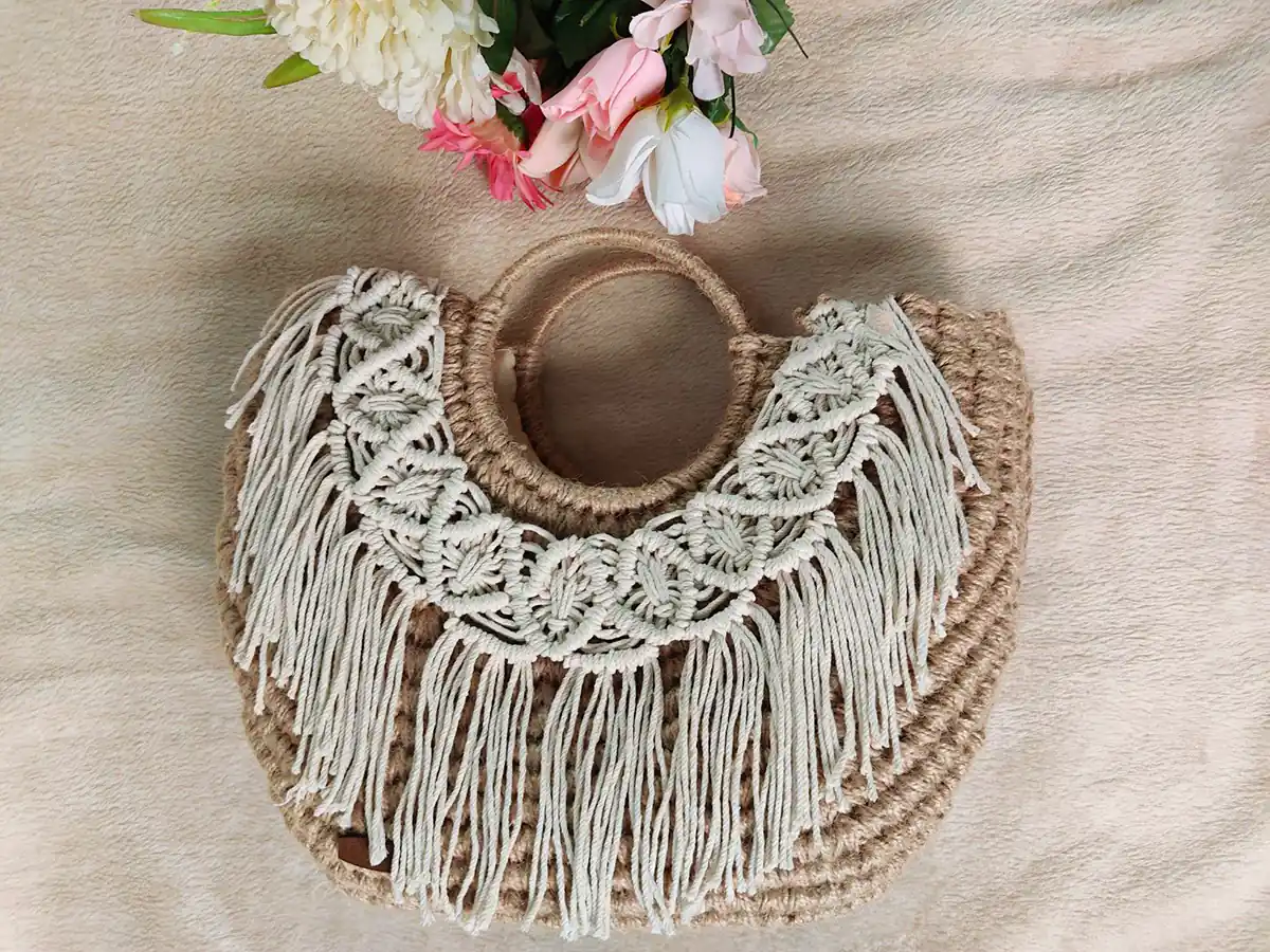 کیف مکرومه کاربردی 
