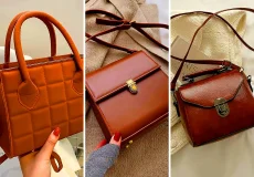 کیف رسمی چرم قهوه ای