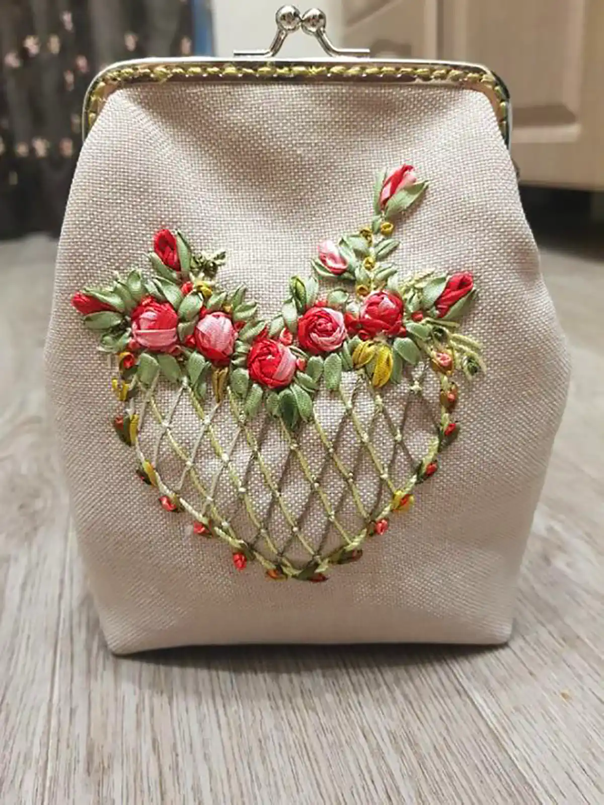 کیف روبان دوزی شیک