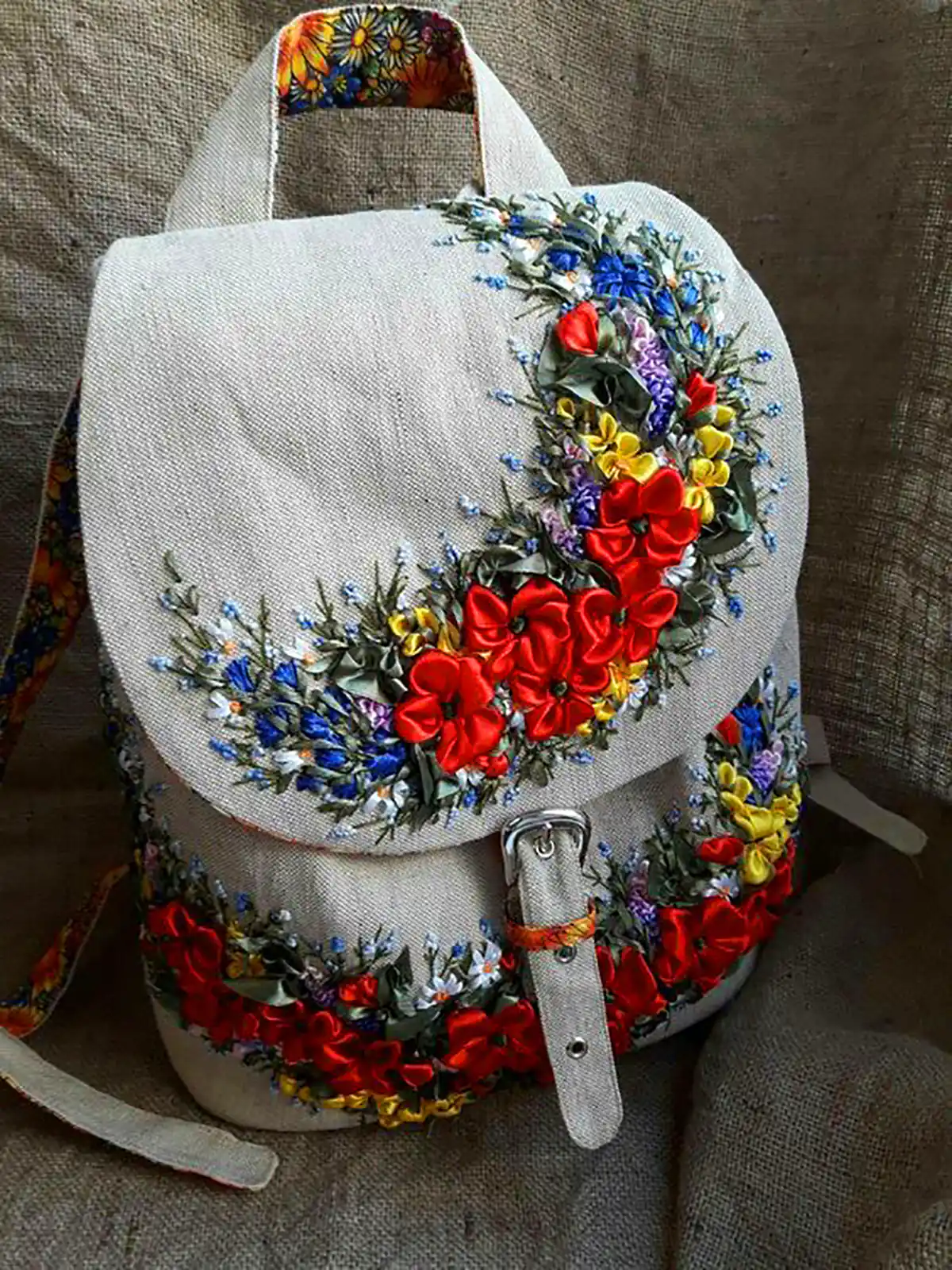 کیف روبان دوزی شیک