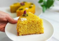 طرز تهیه کیک زعفرانی قابلمه‌ای